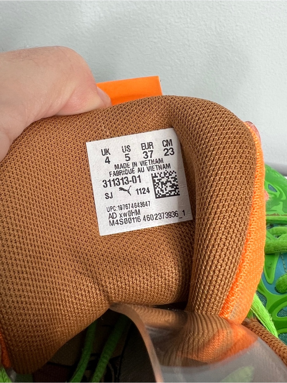 Rare PUMA x LaMelo Ball MB.04 TMNT Leonardo & Michelangelo Sneakers Youth 5 - Picture 8 of 11